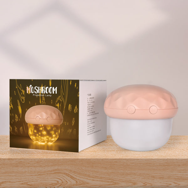 Mushroom blossoming projection lamp